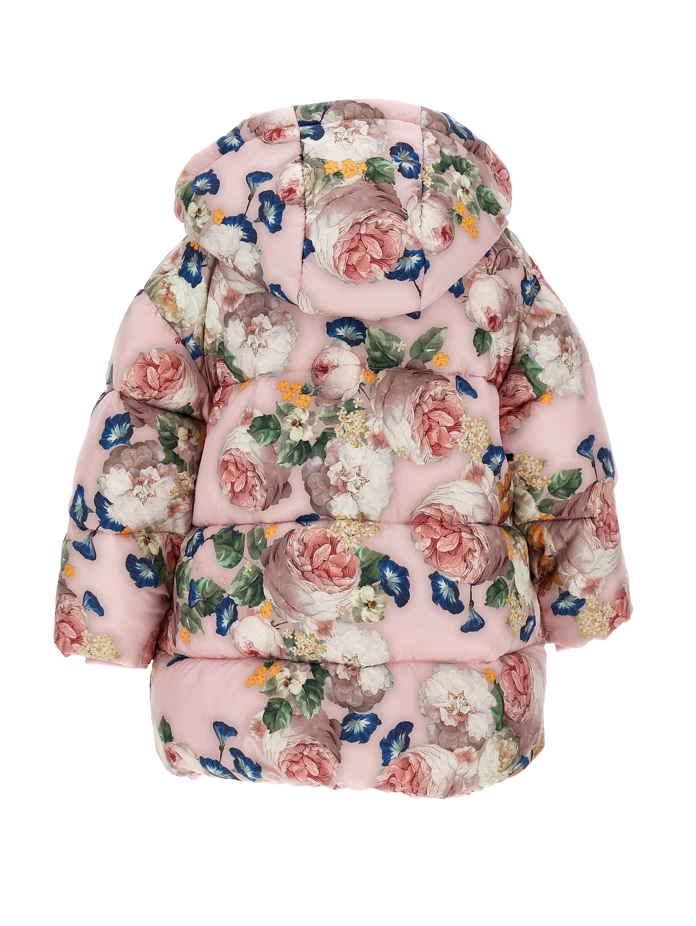 Baroque Rose Padded Jacket by Monnalisa