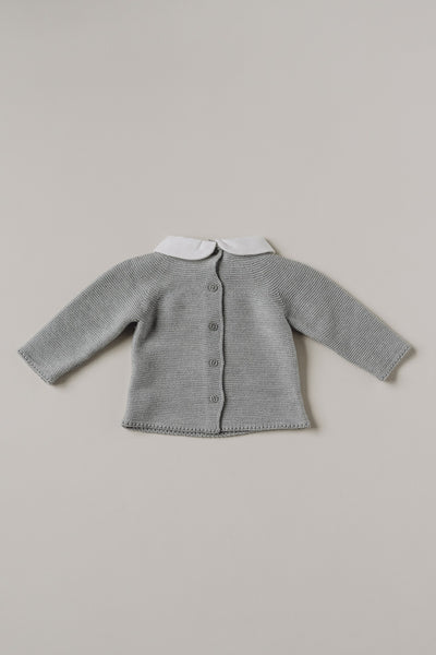 Baby Boy's Gray 2-Piece Knitted Soft Set