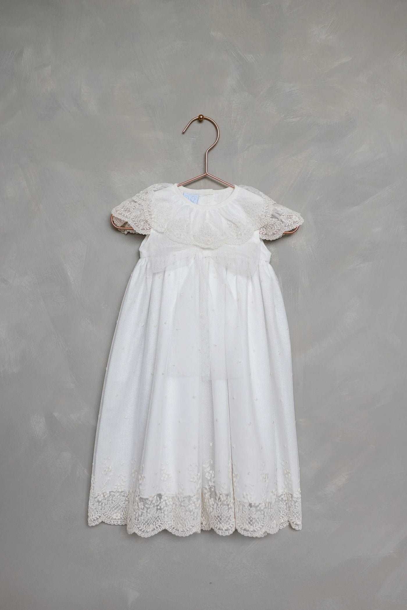 Ivory Lace Christening Dress