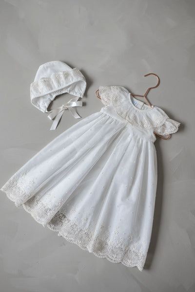 Ivory Lace Christening Dress