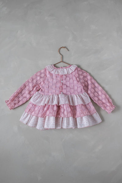 Ruffle Dress with Bloomers and Hat