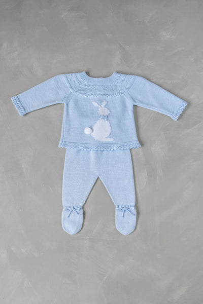 Baby Light Blue Knitted 2-Piece set