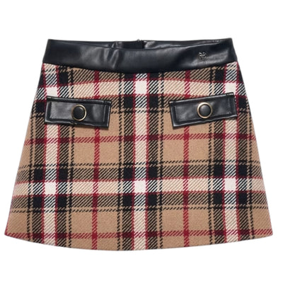 Plaid Girls' Skirt by Abel and Lula