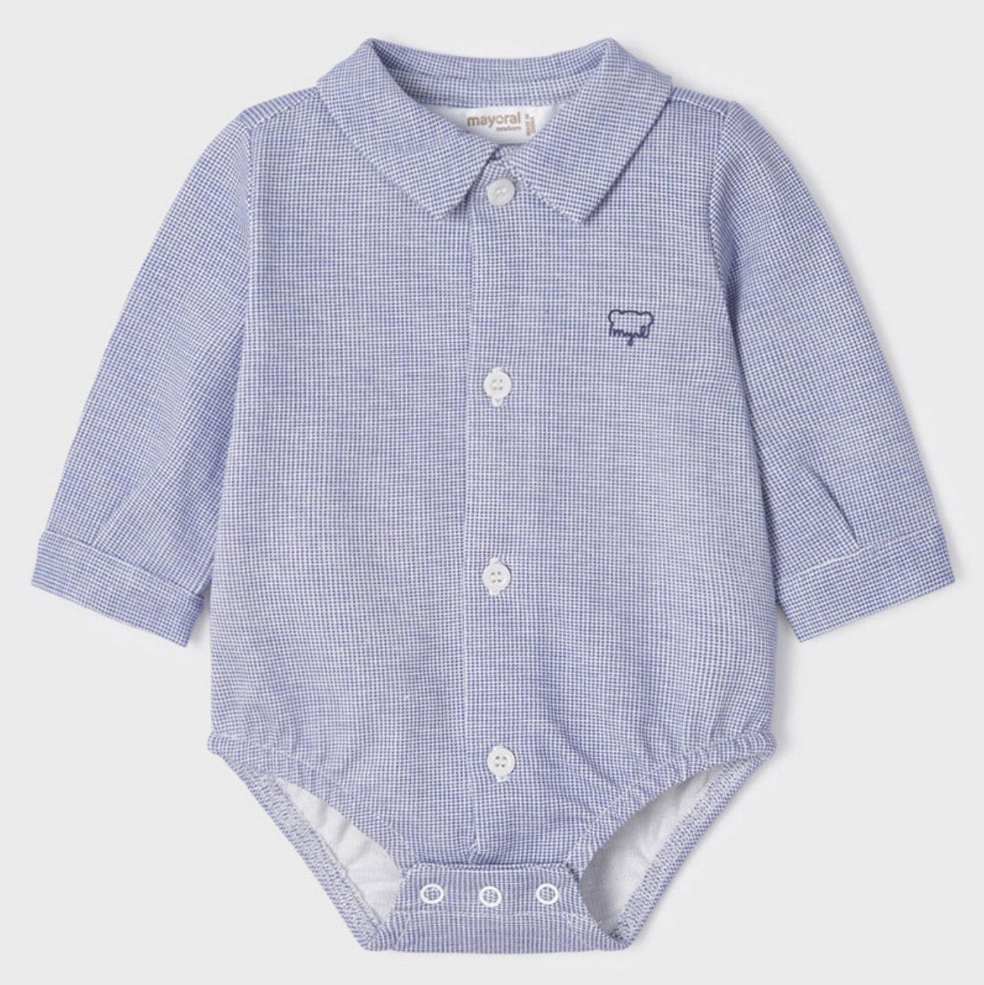 Baby Boy's Long Sleeves Shirt in Light Blue Color