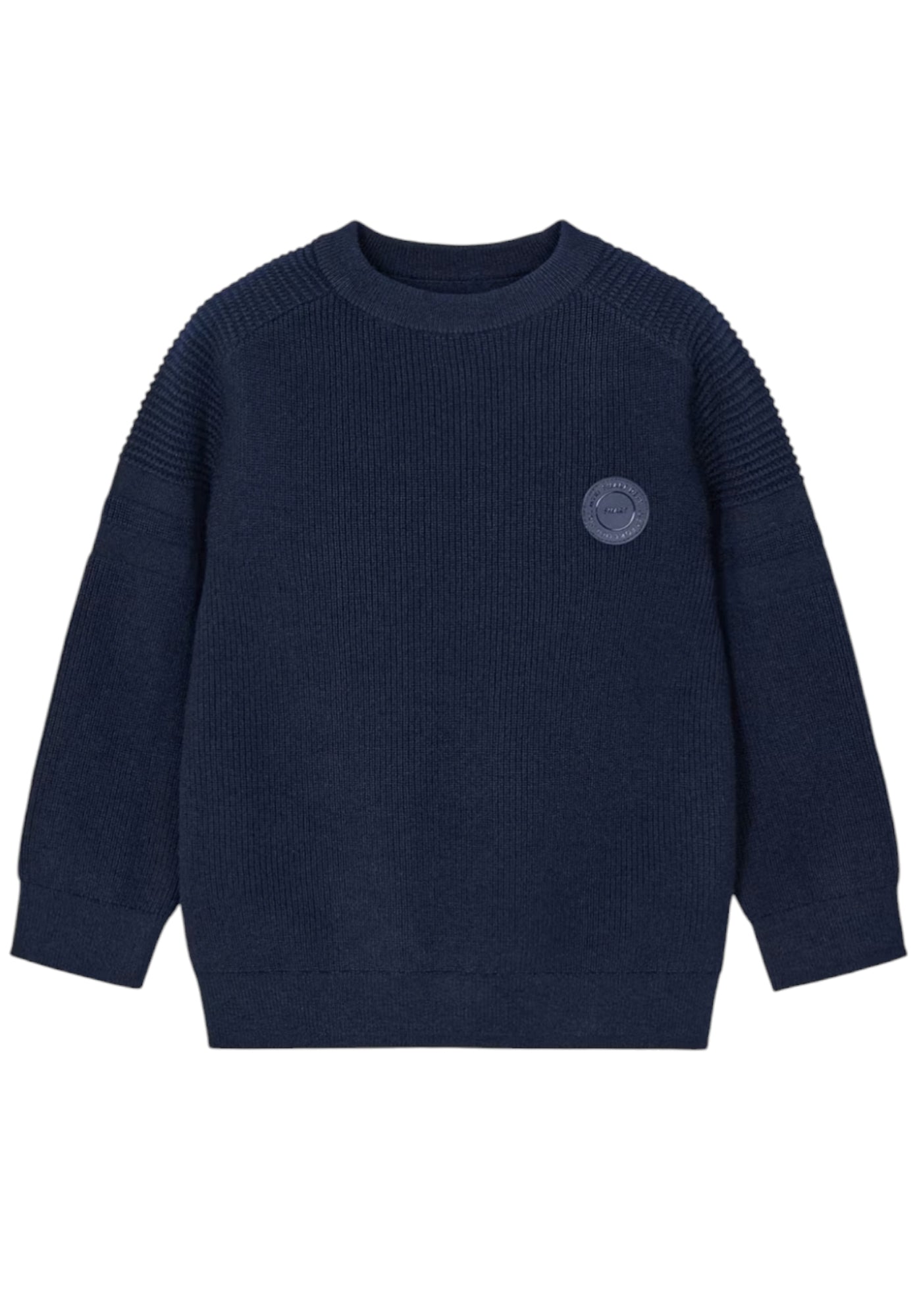 Cozy Comfort Boys' Long-Sleeve Navy Blue Sweater