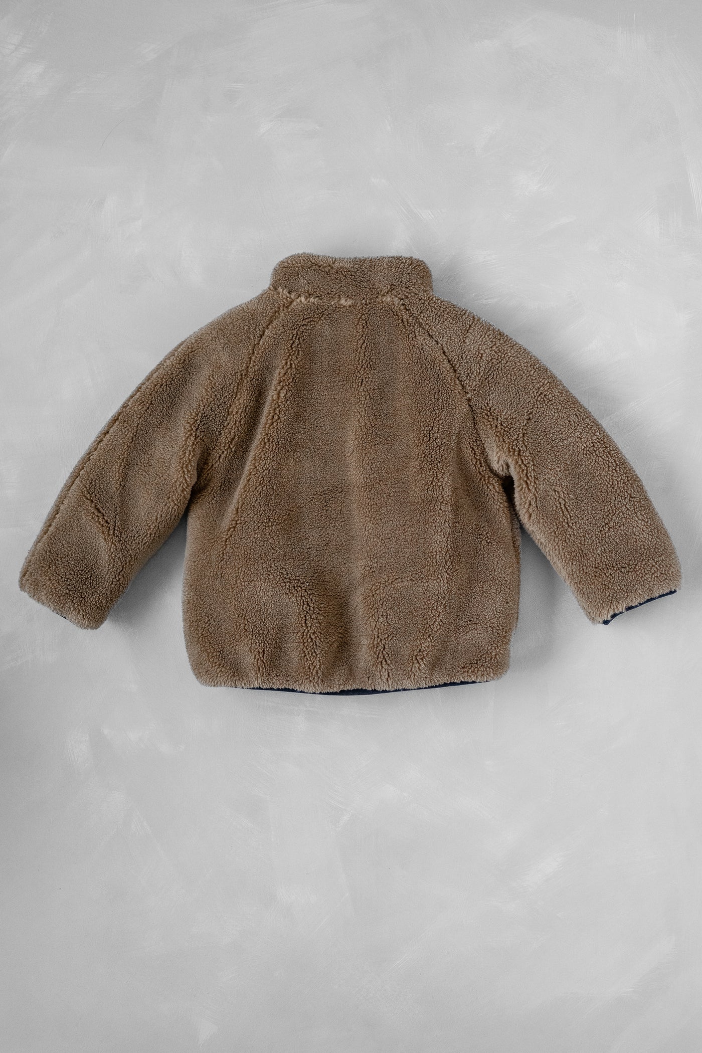 Reversible Teddy Faux Wool Plush Jacket