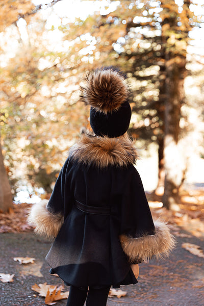 Luxurious Wool Fur Stylish Coat