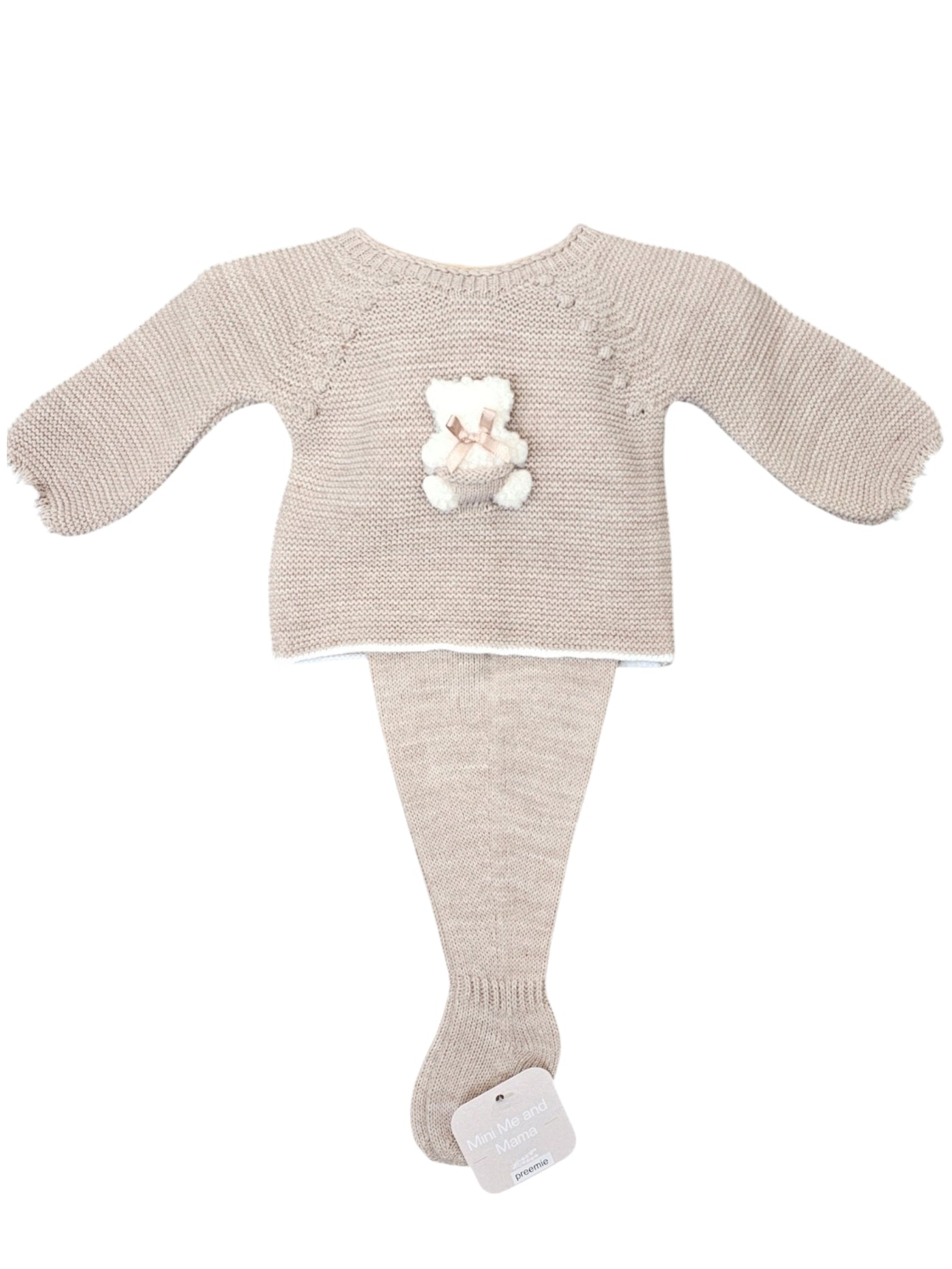 Teddy Bear Snuggle Beige 3-piece Set