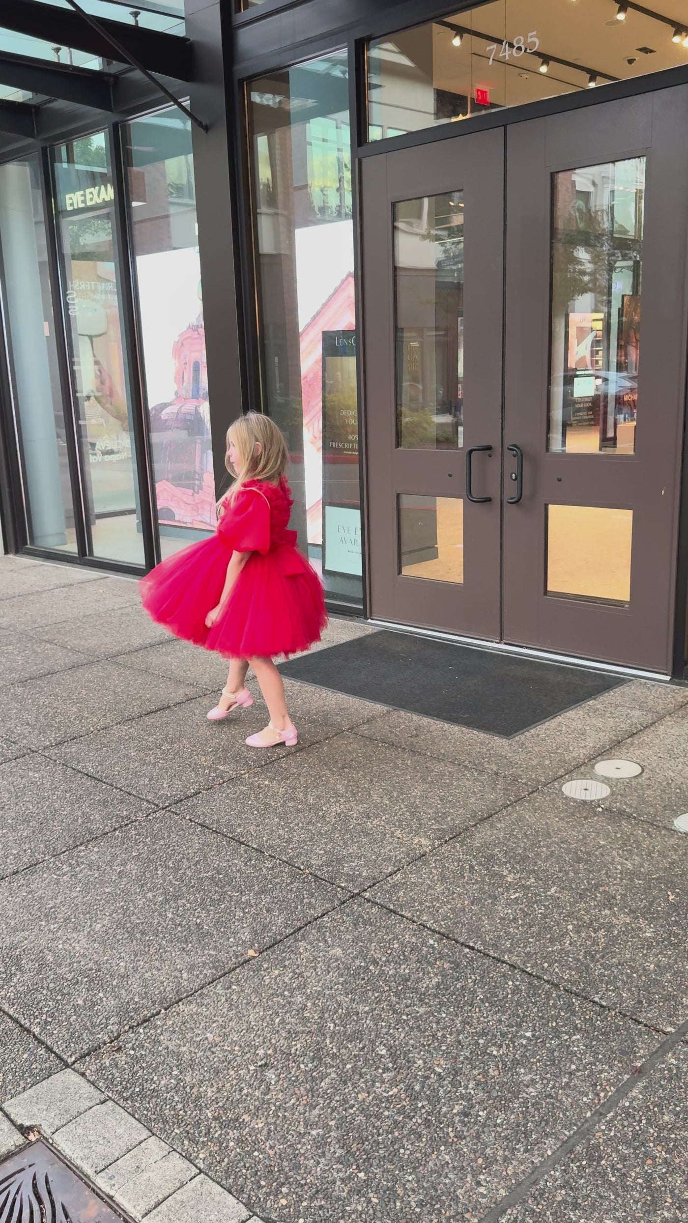 Flower Girl Dress – Red Enchantment