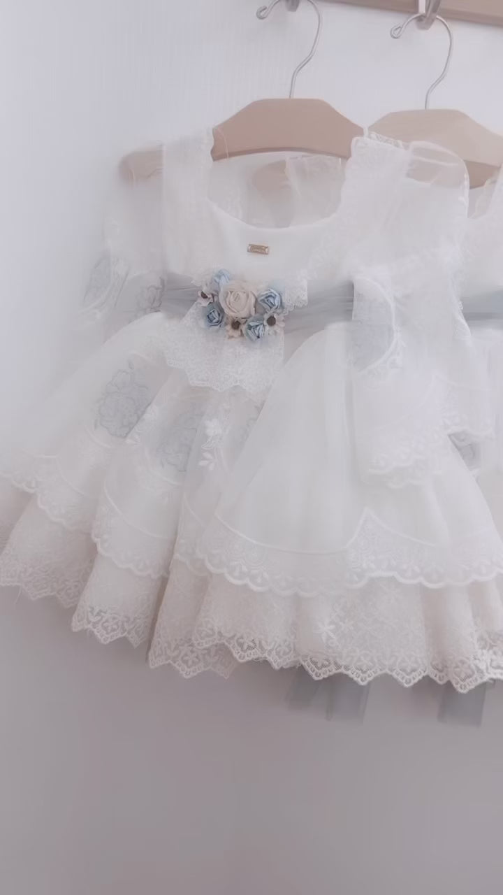 European Lace Blossom Dress