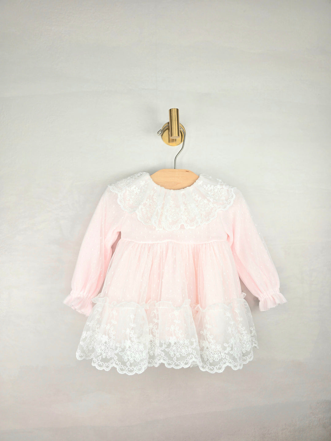 Whimsical Lace Elegance Light Pink Dress 18 MONTHS Whimsical Lace Elegance Light Pink Dress 18 MONTHS