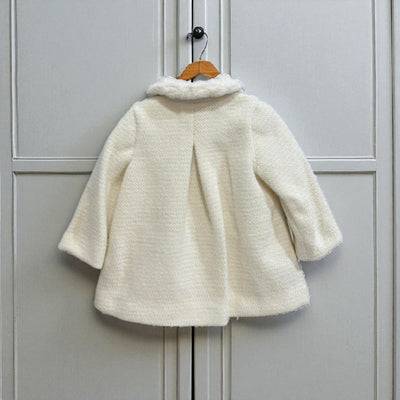 Baby Girl Textured Knit Coat