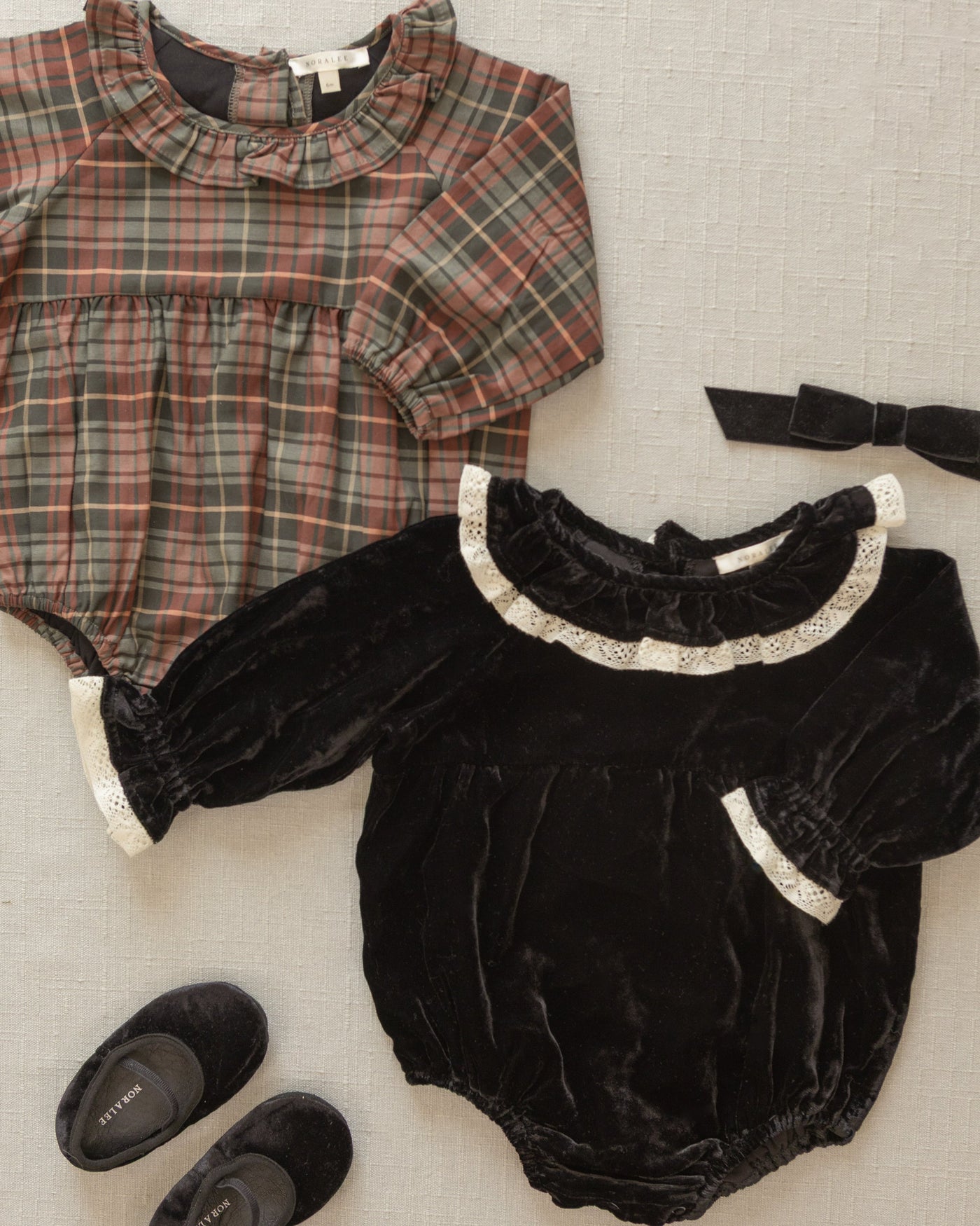 Baby Girls Adeline Romper by Noralee