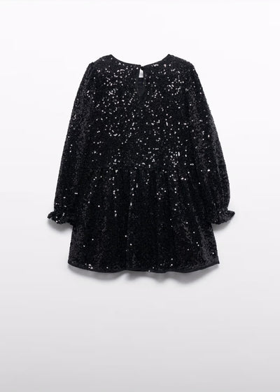 Black Sequin Dress by Abel and Lula