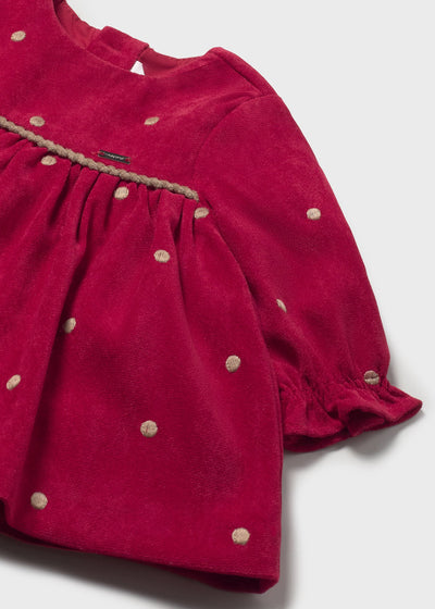 Newborn Girls Dress by Mayoral