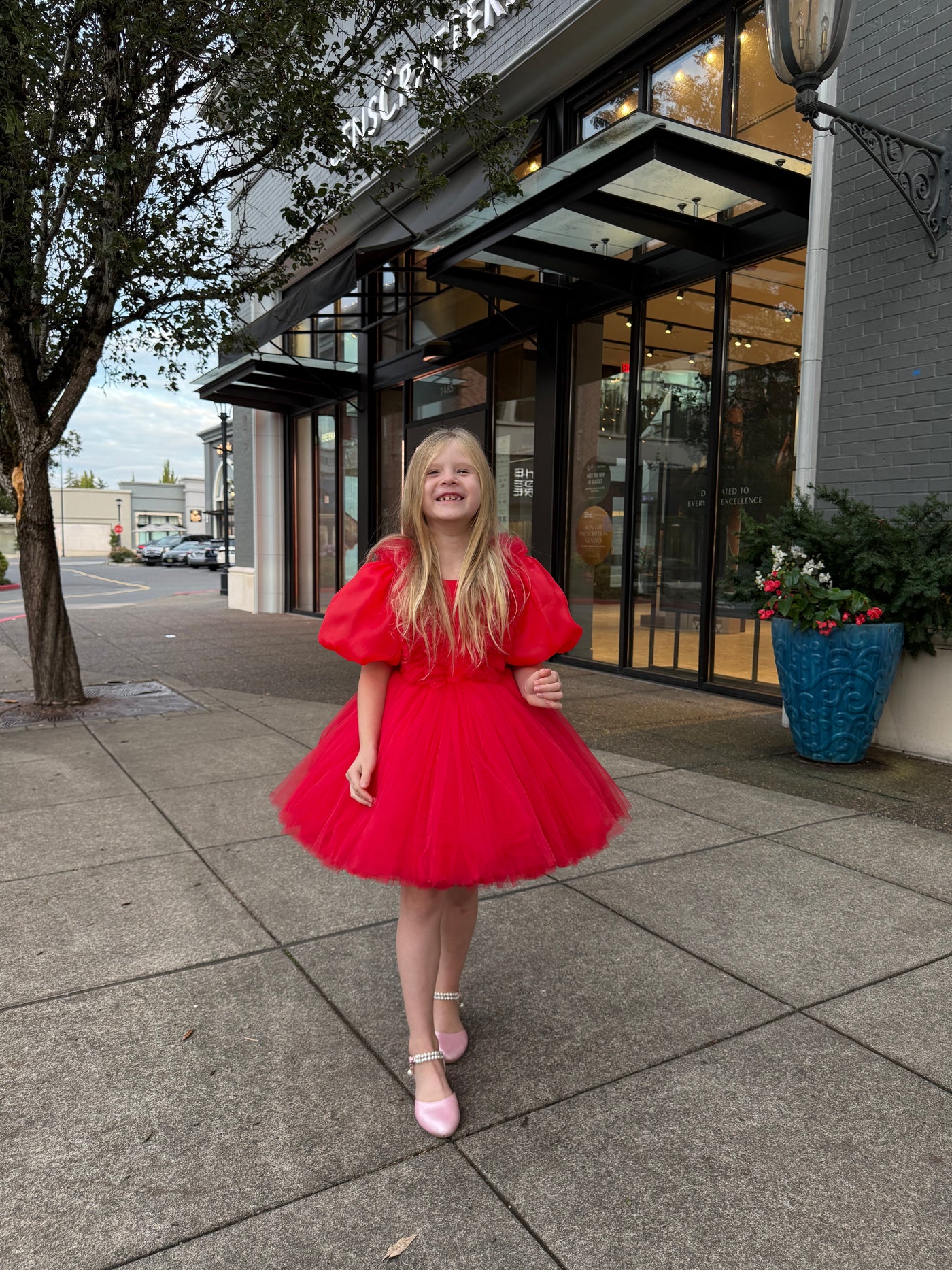 Flower Girl Dress – Red Enchantment