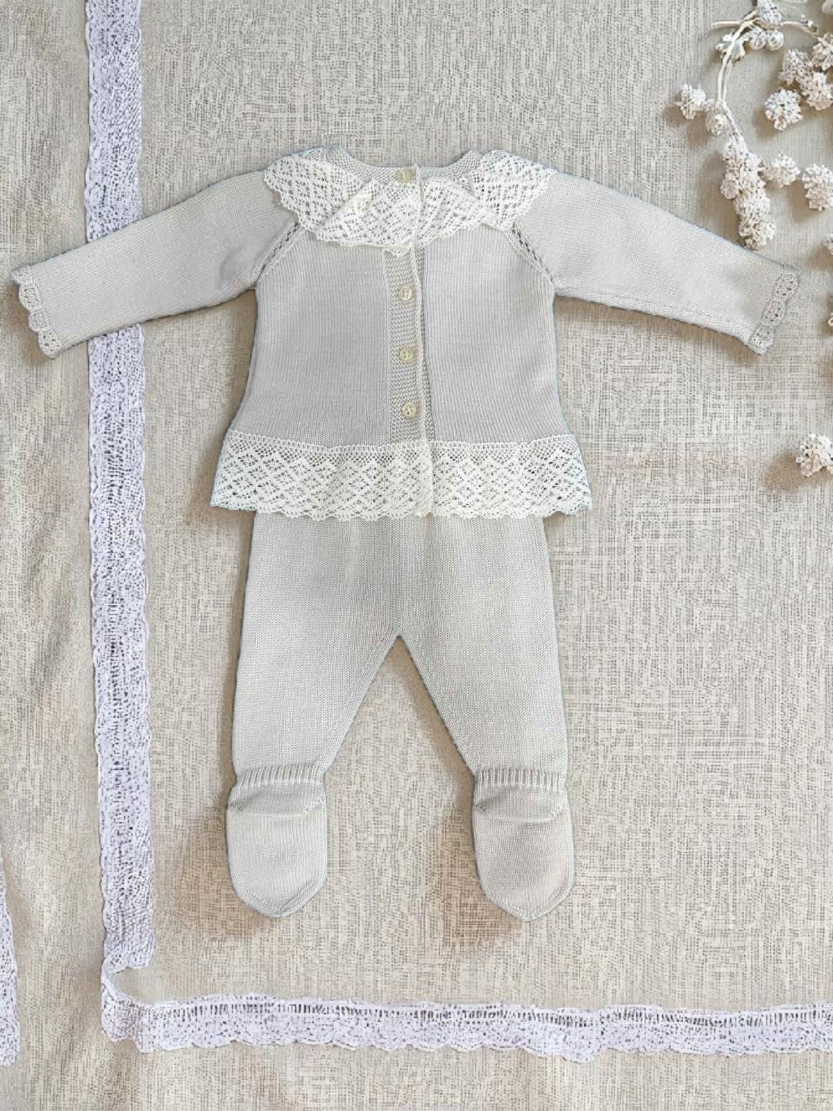 Baby Girls Rosapalo Knit Two-Piece Set