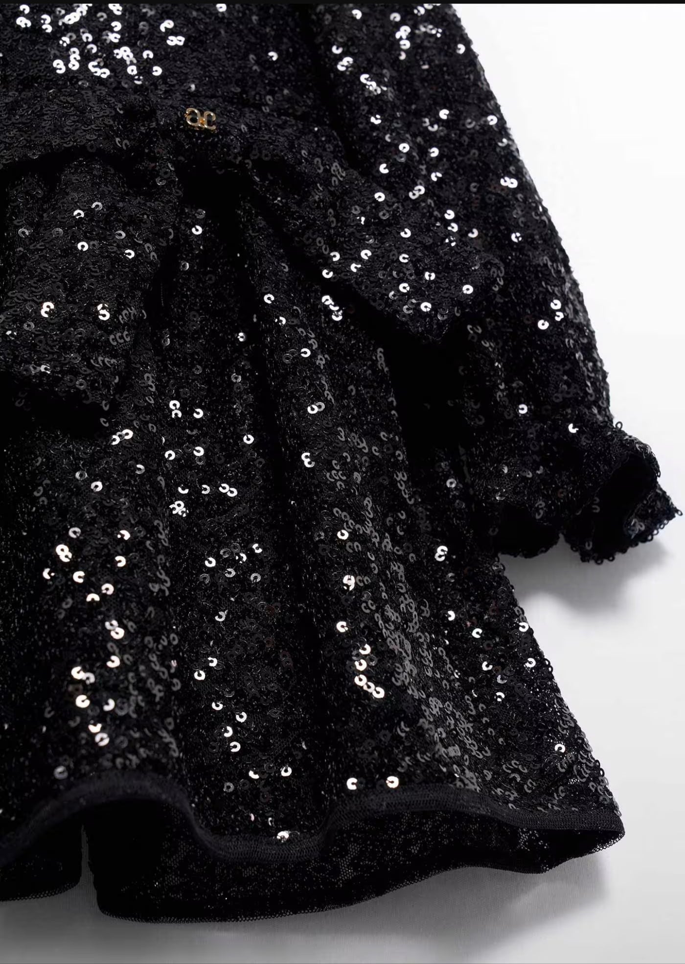 Black Sequin Dress by Abel and Lula