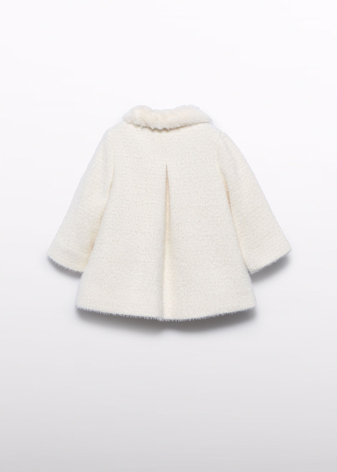 Baby Girl Textured Knit Coat