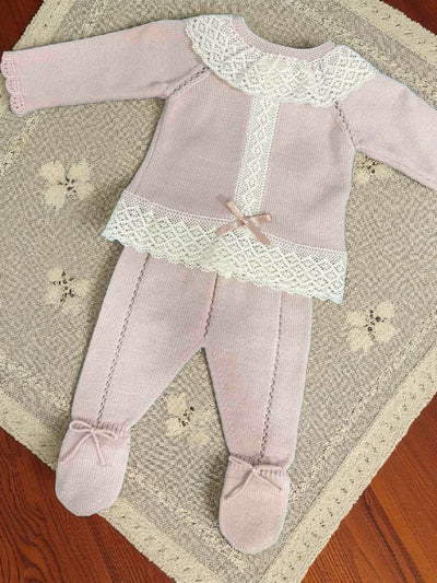 Baby Girls Rosapalo Knit Two-Piece Set