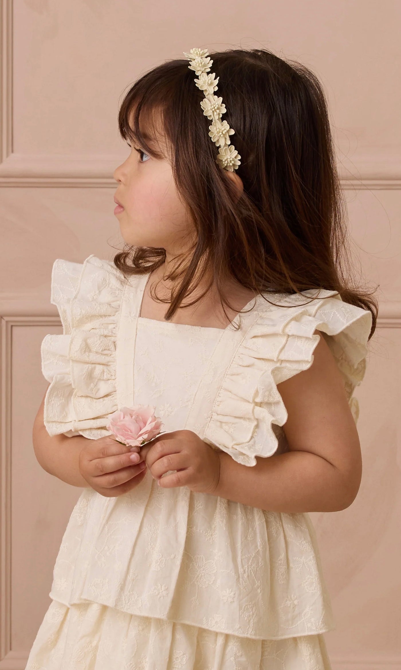 LILIBET IVORY DRESS Mom & Daughter Matching by Noralee