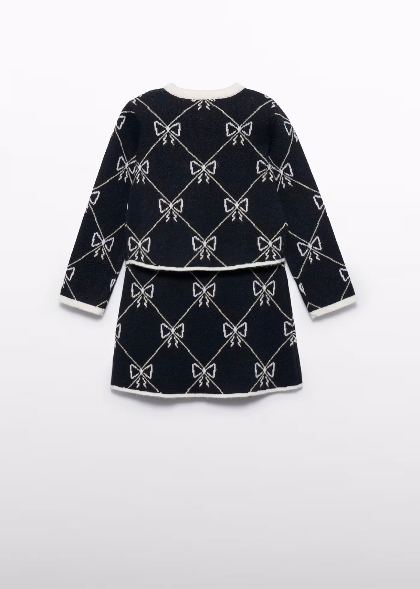 Girls Knitted 2-Piece Set Sweater and Skirt by Abel and Lula