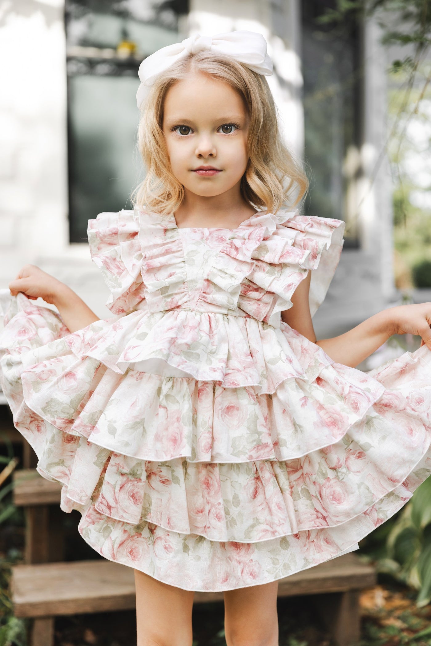 Floral Ruffle Dress