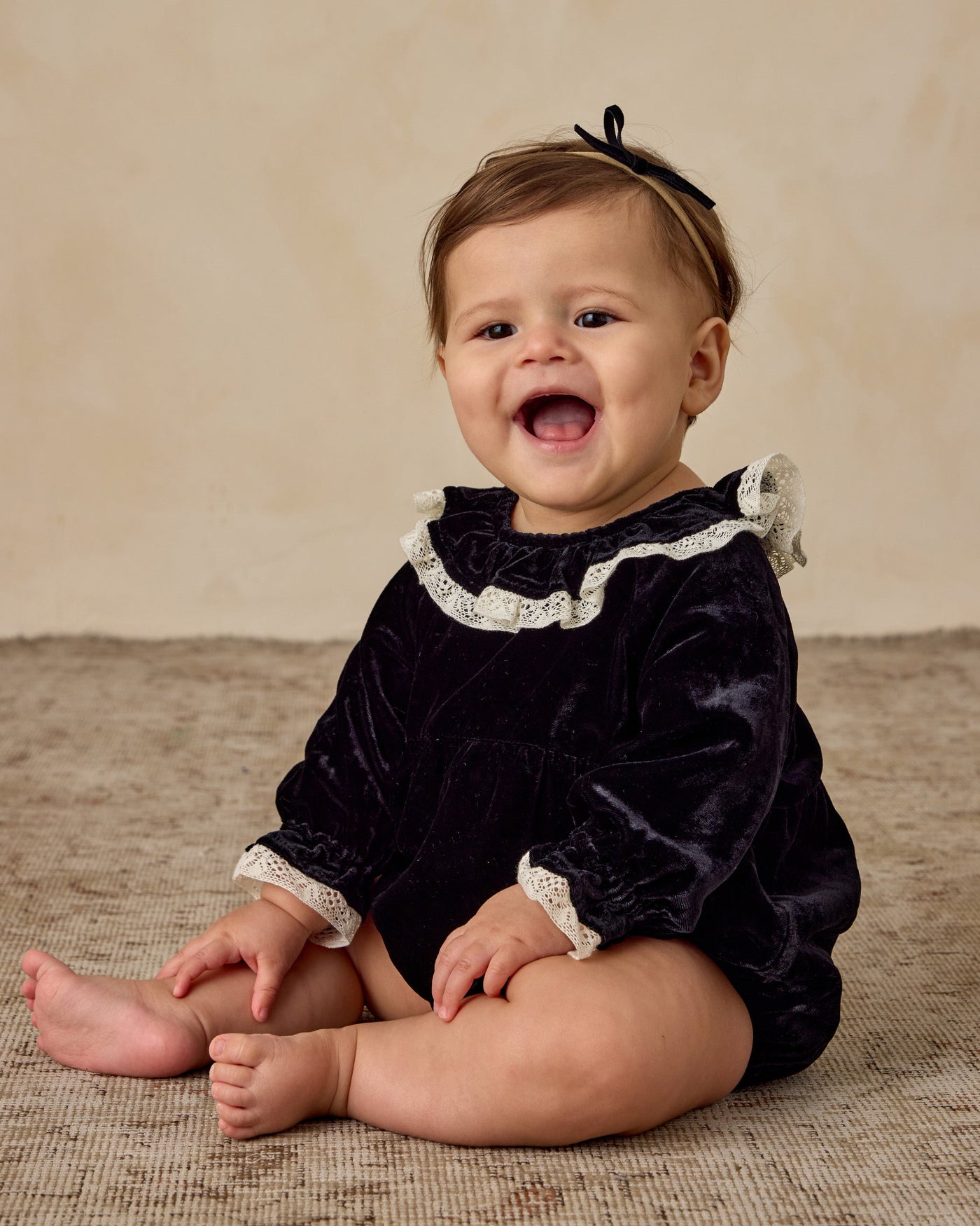 Baby Girls Adeline Romper by Noralee