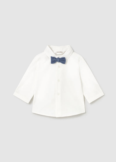 Newborn Boy Shirt with Bow Tie (Mayoral)