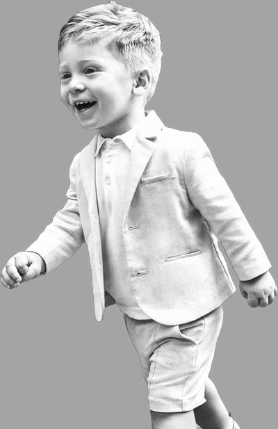 Boys 2-Piece White Suit Set by Mayoral