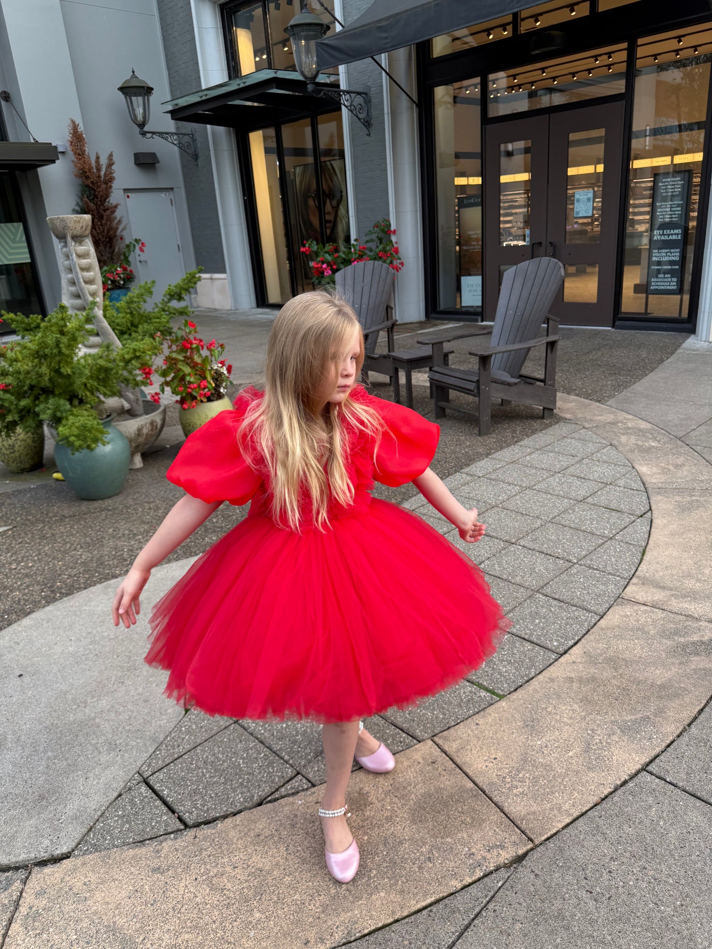 Flower Girl Dress – Red Enchantment