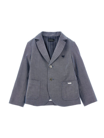 Sigma Boy Italian Navy Blue 3-piece Suit Set