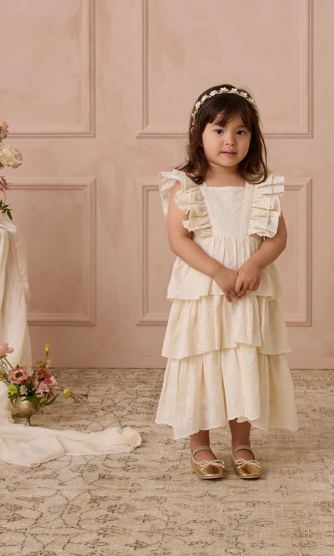 LILIBET IVORY DRESS Mom & Daughter Matching by Noralee