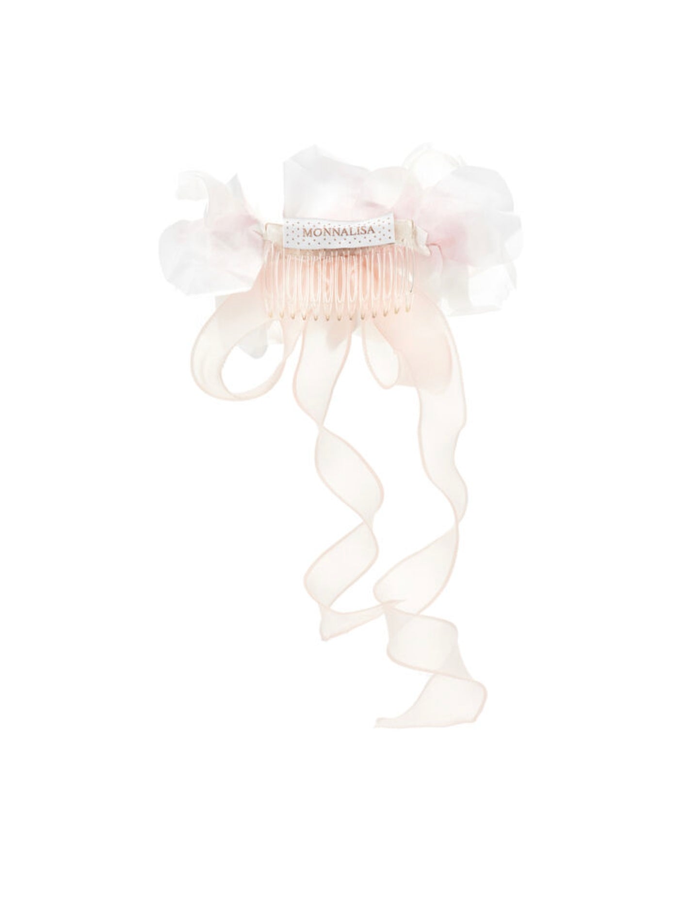 Luxe Floral Hair Clip in Off-White Color